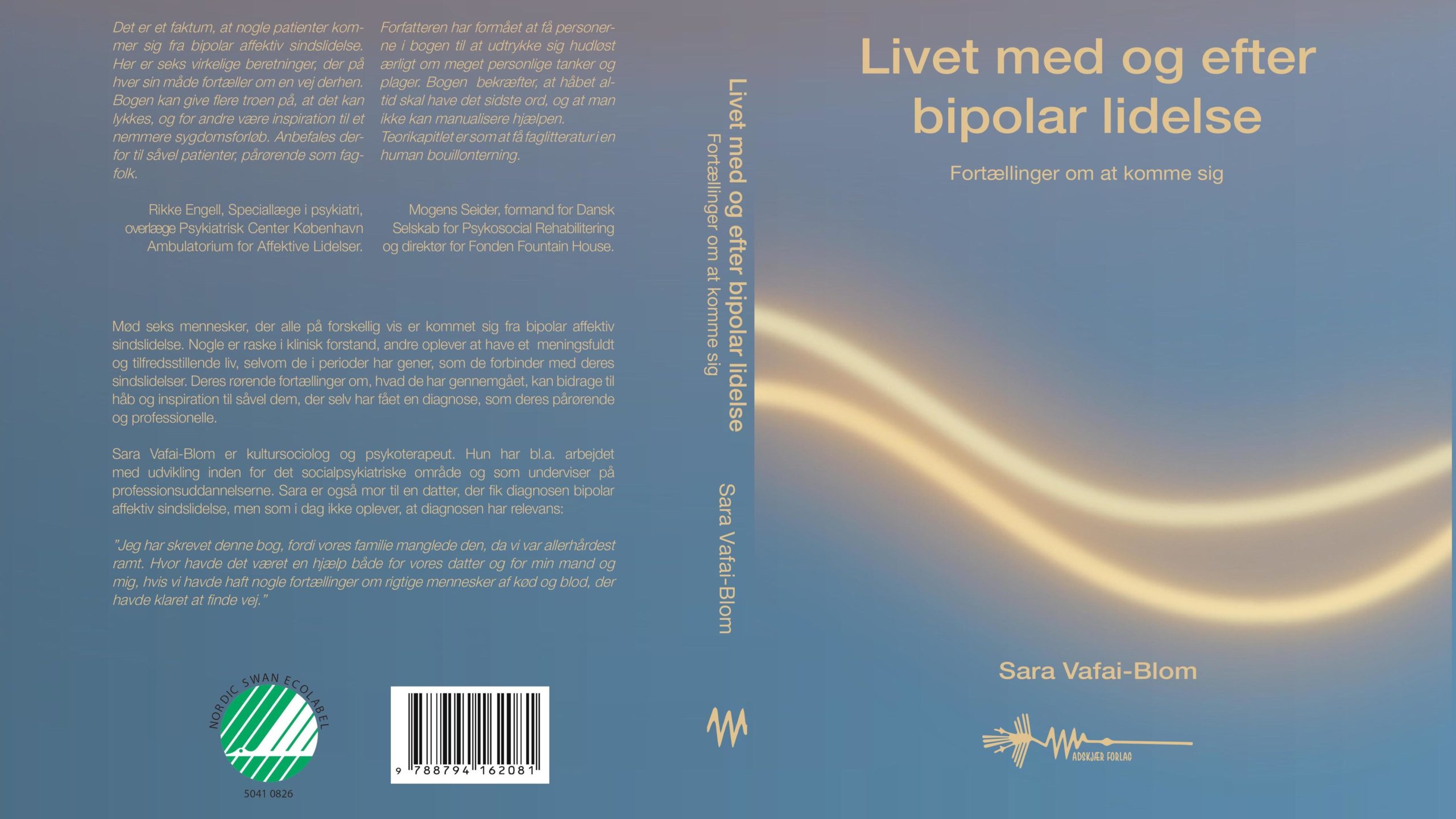 Billede af omslag til bogen "Livet med og efter bipolar lidelse. Fortællinger om at komme sig."